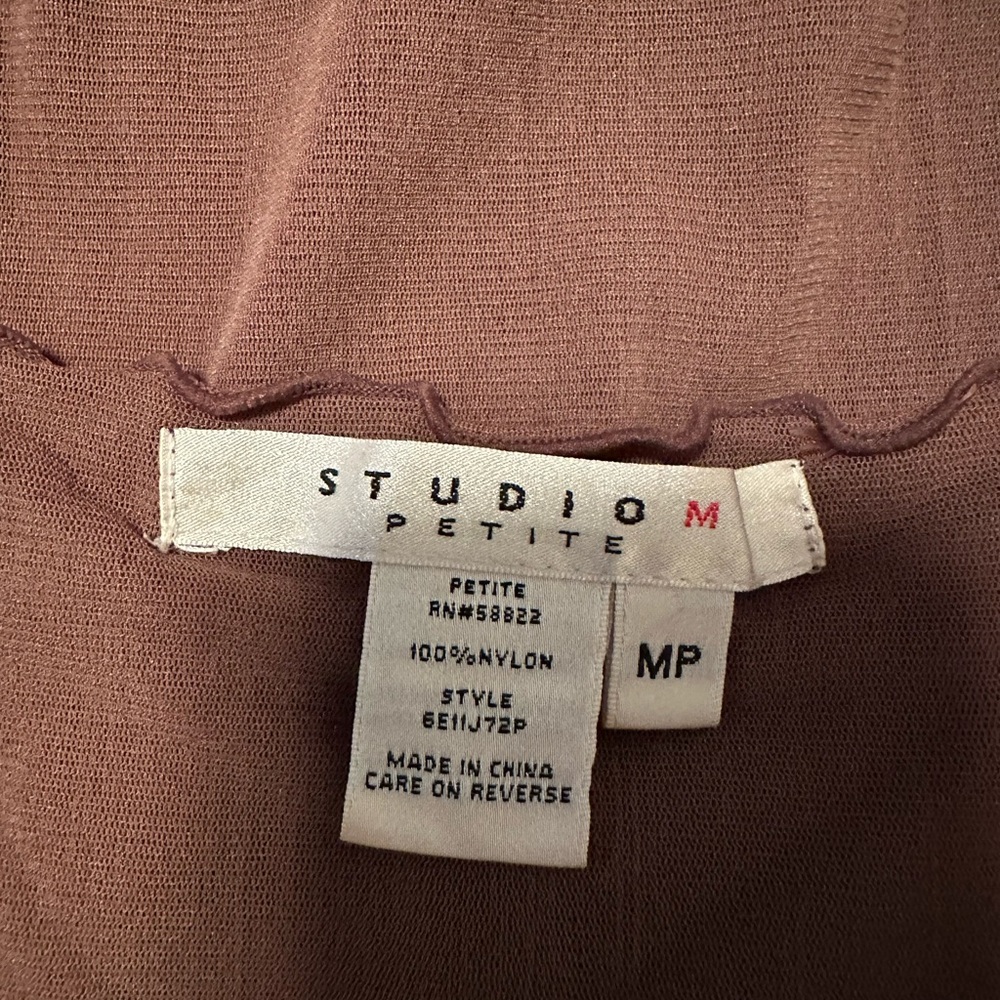 Studio M Petite Brown Top